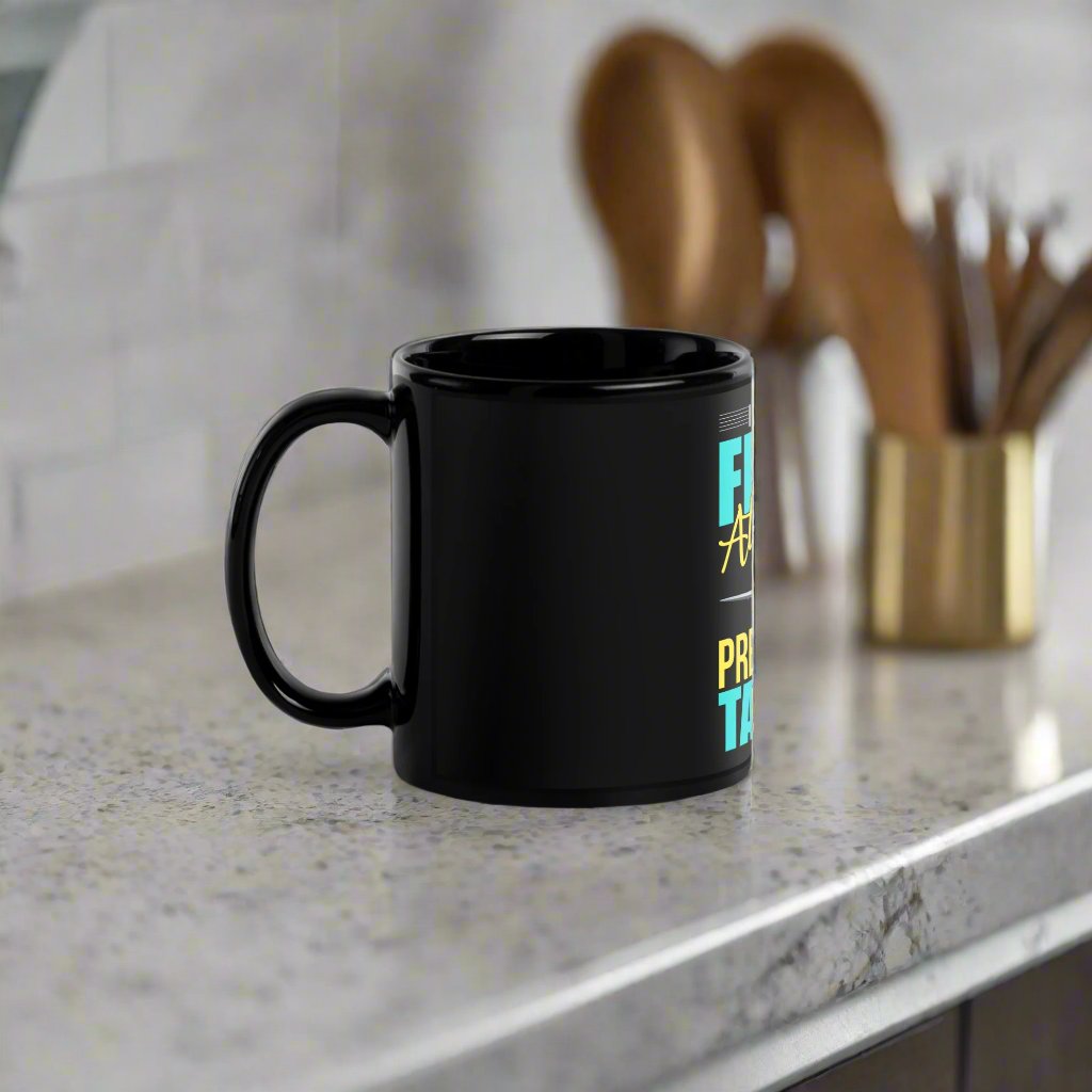 Black Glossy Mug - DESIGNSBYHLH.com