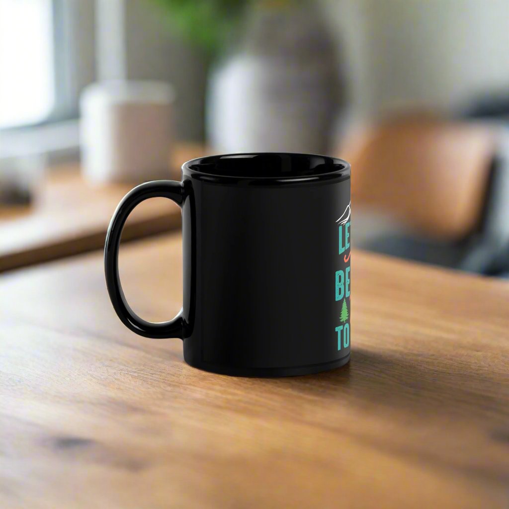 Black Glossy Mug - DESIGNSBYHLH.com