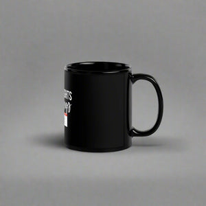 Black Glossy Mug - DESIGNSBYHLH.com