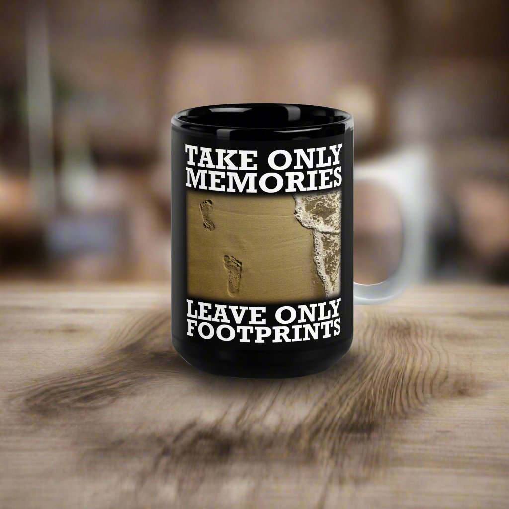 Black Glossy Mug - DESIGNSBYHLH.com