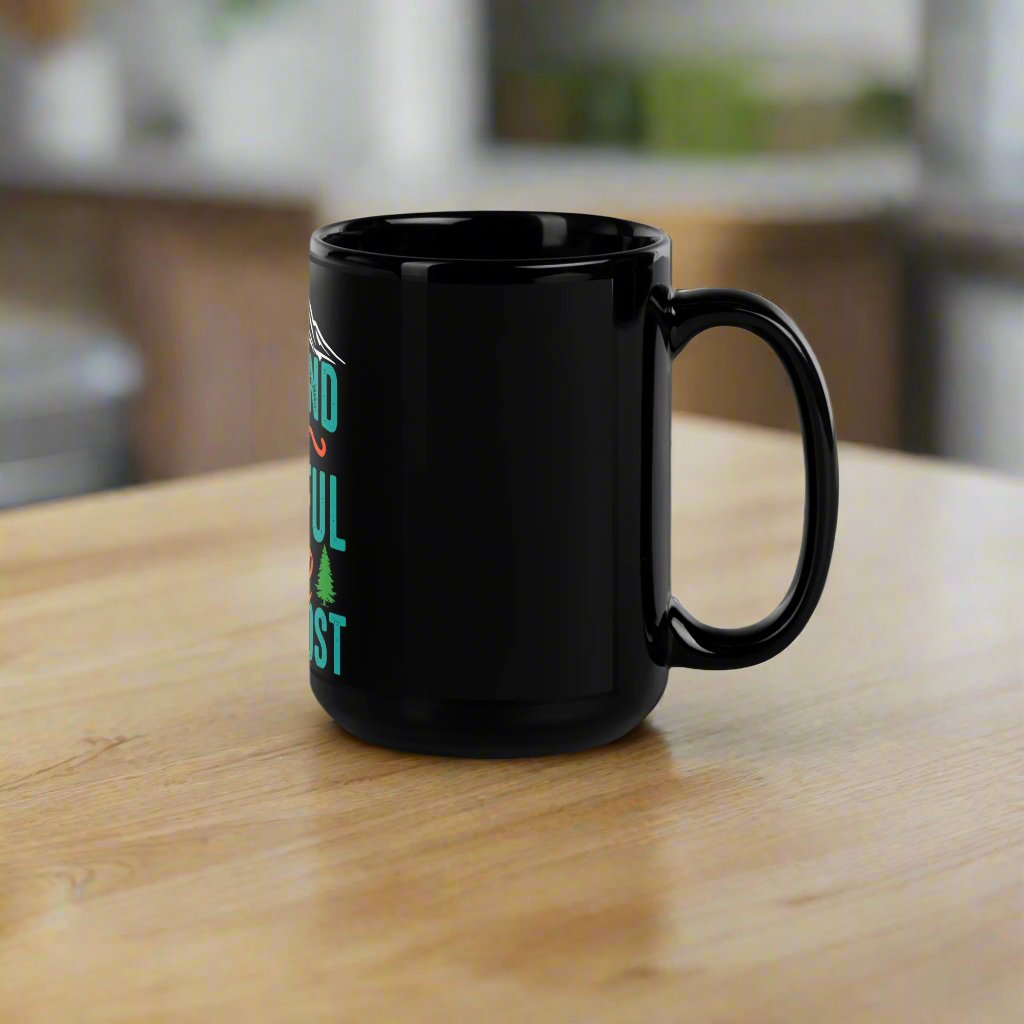 Black Glossy Mug - DESIGNSBYHLH.com